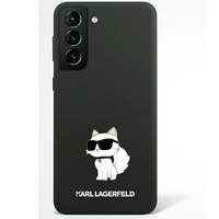 Etui Karl Lagerfeld Samsung S23 Ultra hard case Silicone Choupette KLHCS23LSNCHBCK