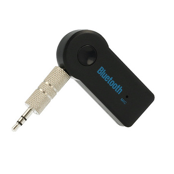Bezprzewodowy odbiornik dźwięku AUX - Bluetooth , (zestaw głośnomówiący) czarny