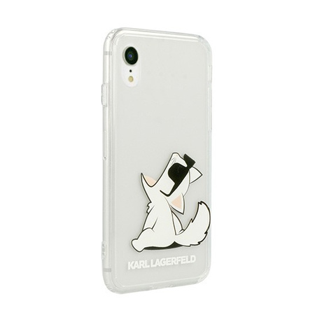 Etui Karl Lagerfeld iPhone 7/8 hard case transparent Choupette Fun KLHCI8CFA