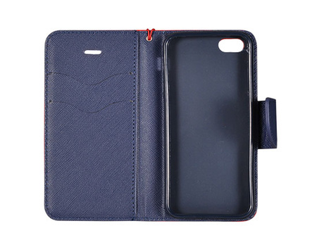 Kabura Book Fancy Samsung i9300 S3 / Neo czerwono-granatowa