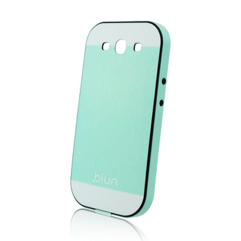 Etui Blun Samsung S3 i9300 miętowe wzór1