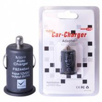 Adapter samochodowy USB "mini" 1A czarny