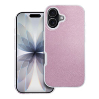 Etui BLING iPhone 17 różowe (pełne)