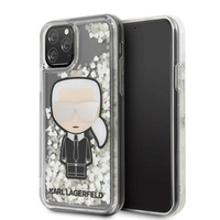Etui Karl Lagerfeld iPhone 11 Pro hard case Iconik Glitter Glow in the dark KLHCN58GLGIRKL