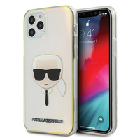 Etui Karl Lagerfeld iPhone 12 / 12 Pro 6.1" multicolor hard case  Iridescen Karl`s Head KLHCP12MPCKHML