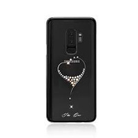 Etui Swarovski Samsung S9 Serce black