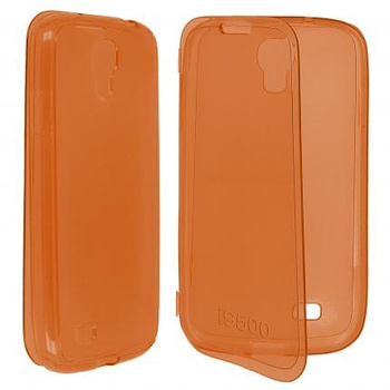Jelly case ultra Samsung i9500 S4 pomarańczowy