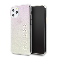 Etui Guess iPhone 11 Pro Max różowo-złoty hard case Gradient Glitter GUHCN65PCUGLGPI