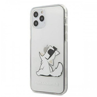 Etui Karl Lagerfeld iPhone 12 Pro Max 6.7" transparent hard case Choupette Fun KLHCP12LCFNRC