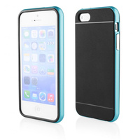 Etui Hybrid iPhone 5 czarny+granatowy