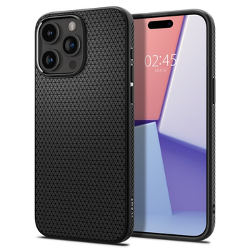 Spigen Liquid Air iPhone 15 Pro Max matte black