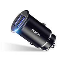 Rock ładowarka samochodowa Mini 2xUSB 4.8A