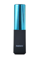 Power Bank Remax Szminka niebieski 2400mAh