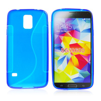 Futerał Back Case Samsung Galaxy S5 wzór S pomarańczowy