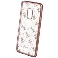 Etui Guess Samsung S9 Plus rózowo-złote- transparent GUHCS9LTR4GRG