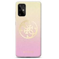 Etui Guess Samsung S20+ Plus różowo- złoty hard case Glitter Gradient 4G Circle GUHCS67PCUGLPGG