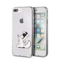Etui Karl Lagerfeld iPhone 11 hard case transparent Choupette Fun KLHCN61CFNRC