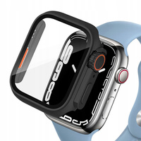 Tech-Protect etui do Apple Watch 4/5/6/ SE 44mm z wbudowanym szkłem ochronnym black/orange