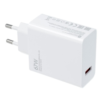 Ładowarka sieciowa oryginalna Xiaomi Fast Charger 67W biała bulk