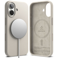 Ringke Silicone z magsafe iPhone 17 stone