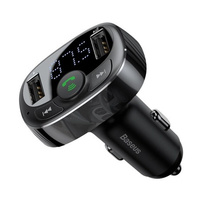 Baseus transmiter FM typ T 2xUSB 3.4A