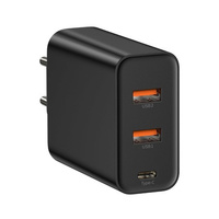 Baseus ładowarka sieciowa PPS 3xUSB 2x Quick Charge + 1x Power Delivery 60W czarna