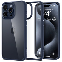 Spigen Ultra Hybrid iPhone 15 Pro Max navy blue