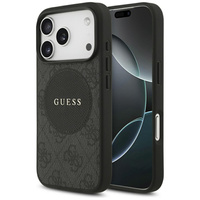 Etui Guess iPhone 17 Pro Max czarny 4G Circle Classic Logo z Magsafe GUHMP17XP4PGRSGK