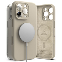 Ringke Silicone z magsafe iPhone 16 Pro Max stone