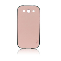Etui Blun Samsung S3 i9300 różowe- skóra