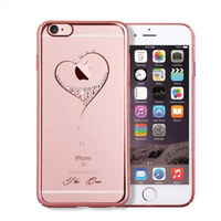 Etui KINGXBAR iPhone 7/8 Serce rose gold