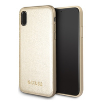 Etui Guess iPhone X złote hard case Iridescent GUHCPXIGLGO