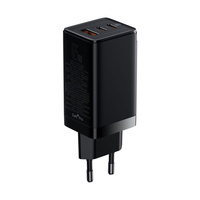Baseus ładowarka sieciowa GaN3 Pro 2 x usb PD + 1 x usb QC 65W czarna