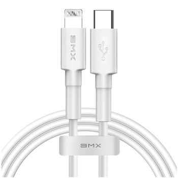 Baseus kabel BMX typ C - Lightning Power Delivery biały 18W 120cm z certyfikatem MFI