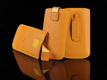 Futerał Deko - Samsung i9100 Galaxy S II Xperia J karmelowy / rozmiar 12