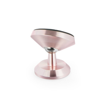 Uchwyt samochodowy magnetyczny na kokpit Rotation różowy