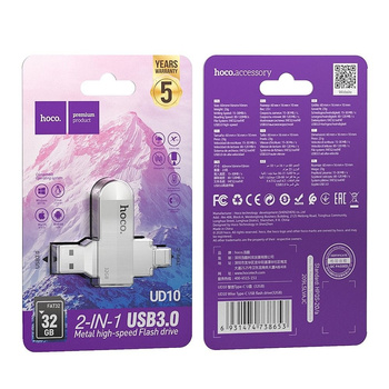 Pendrive Hoco usb + typ C 32gb usb 3.0