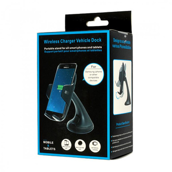 Uchwyt samochodowy uniwersalny typ K1000 z indukcją czarny