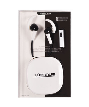 HF 3,5mm Vennus box czarne