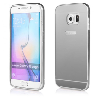 Bumper Mirror Samsung S6 srebrny
