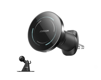 Uchwyt samochodowy Joyroom ZS502 MagSafe z ładowaniem bezprzewodowym 15W montowany na wlot powietrza + kokpit