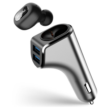 Rock ładowarka samochodowa B400 2xusb 3.1A + słuchawka bluetooth