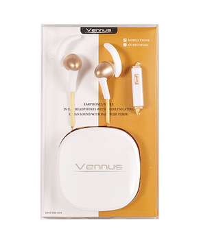 HF 3,5mm Vennus box złote