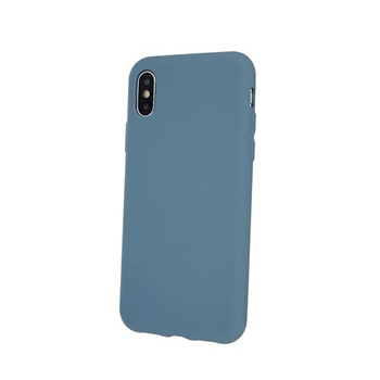 Etui Matt iPhone XS Max szaro-niebieskie