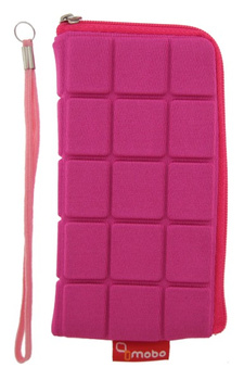 Saszetka Mobo Kostka różowa