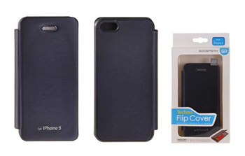 Etui Mercury Techno Flip iPhone 5 granat