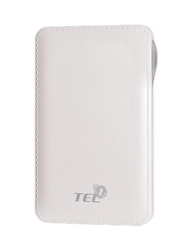 Power Bank Tel1 Slim 8000mAh biały
