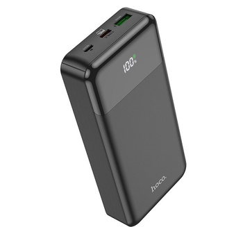 Hoco Power Bank 20000mAh PD + QC 20W z wyświetlaczem czarny  / J102a/