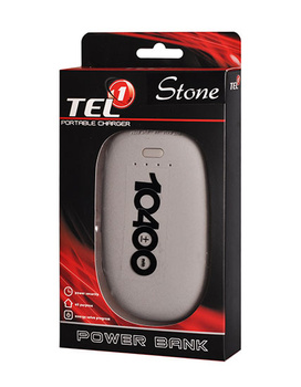 Power Bank STONE 10400mAh szary