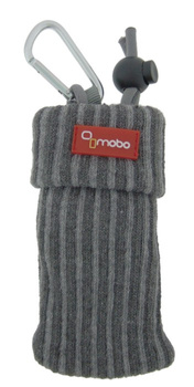 Skarpeta Mobo prążki szare pionowa